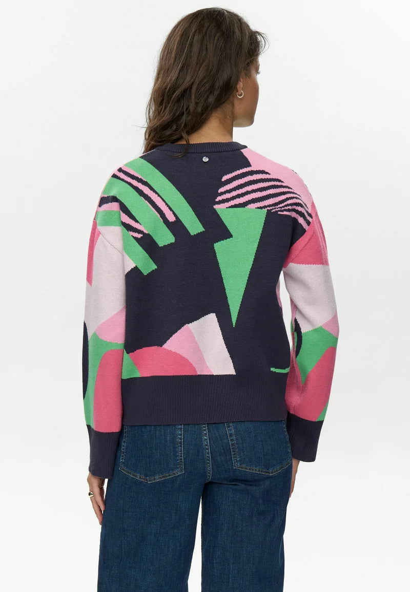 Numph Nugraphi Pullover Dark Sapphire