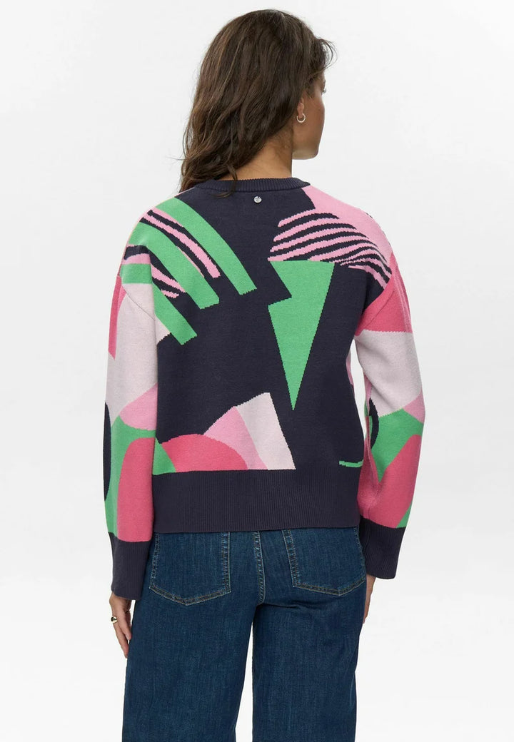 Numph Nugraphi Pullover Dark Sapphire