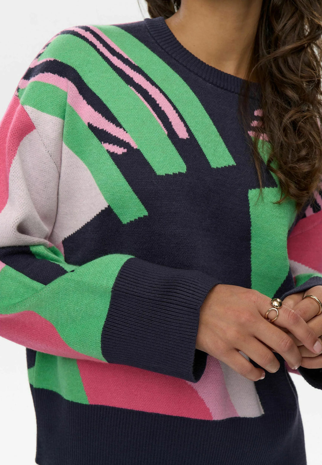 Numph Nugraphi Pullover Dark Sapphire
