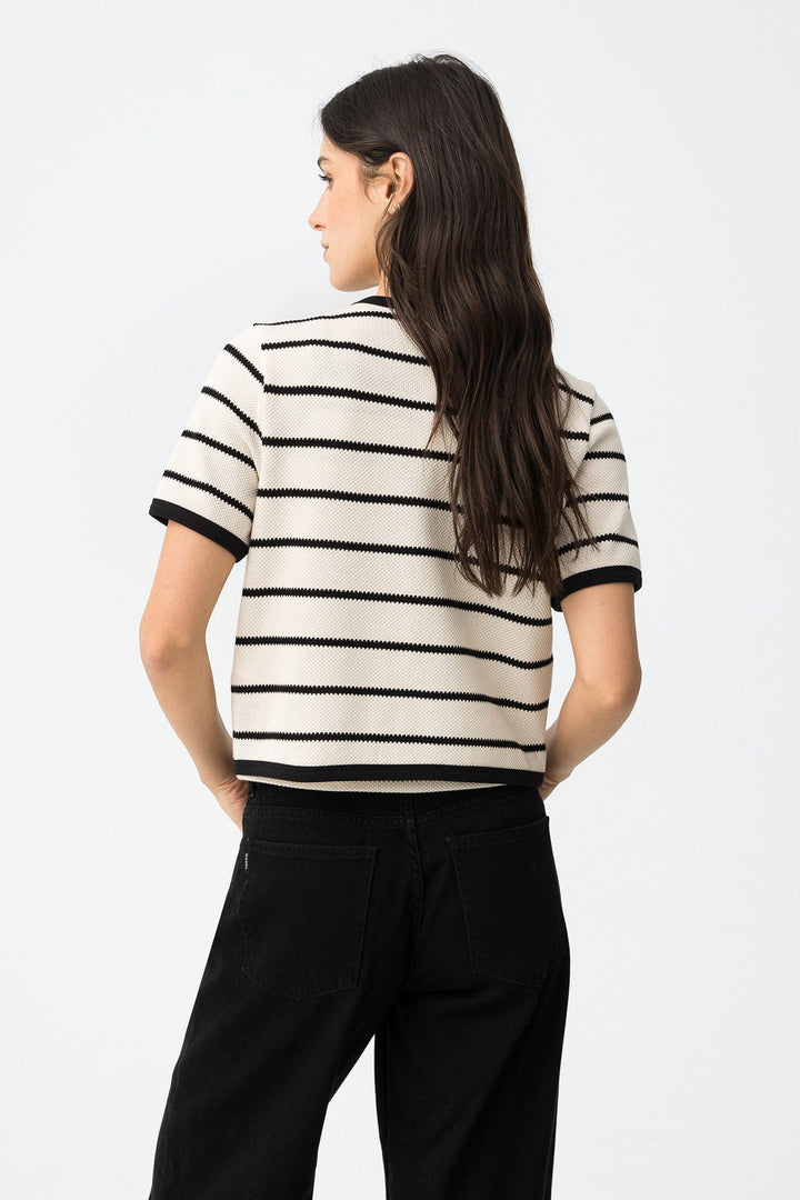 Tiffosi Harlow P Two Piece Set Black & Cream