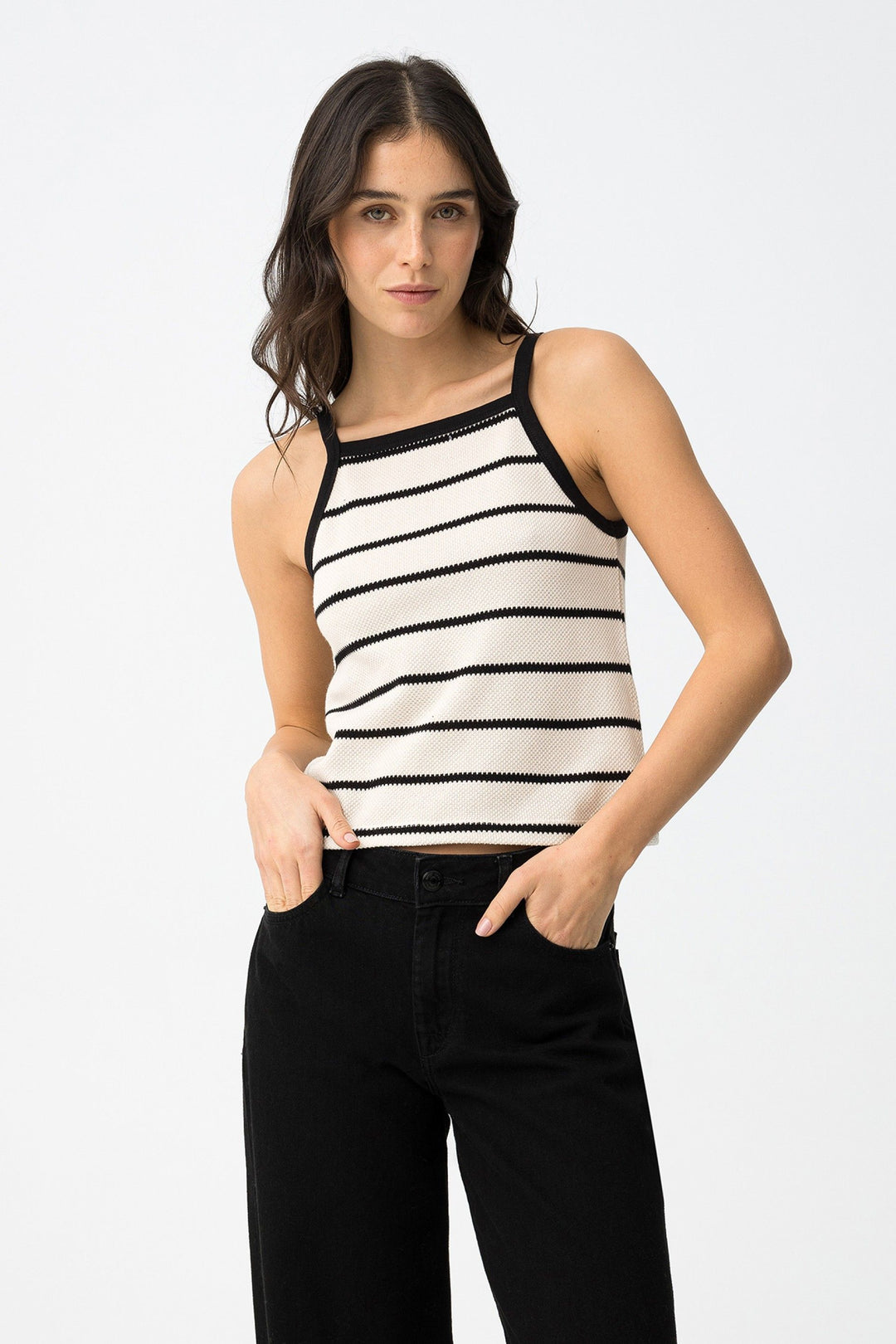 Tiffosi Harlow P Two Piece Set Black & Cream