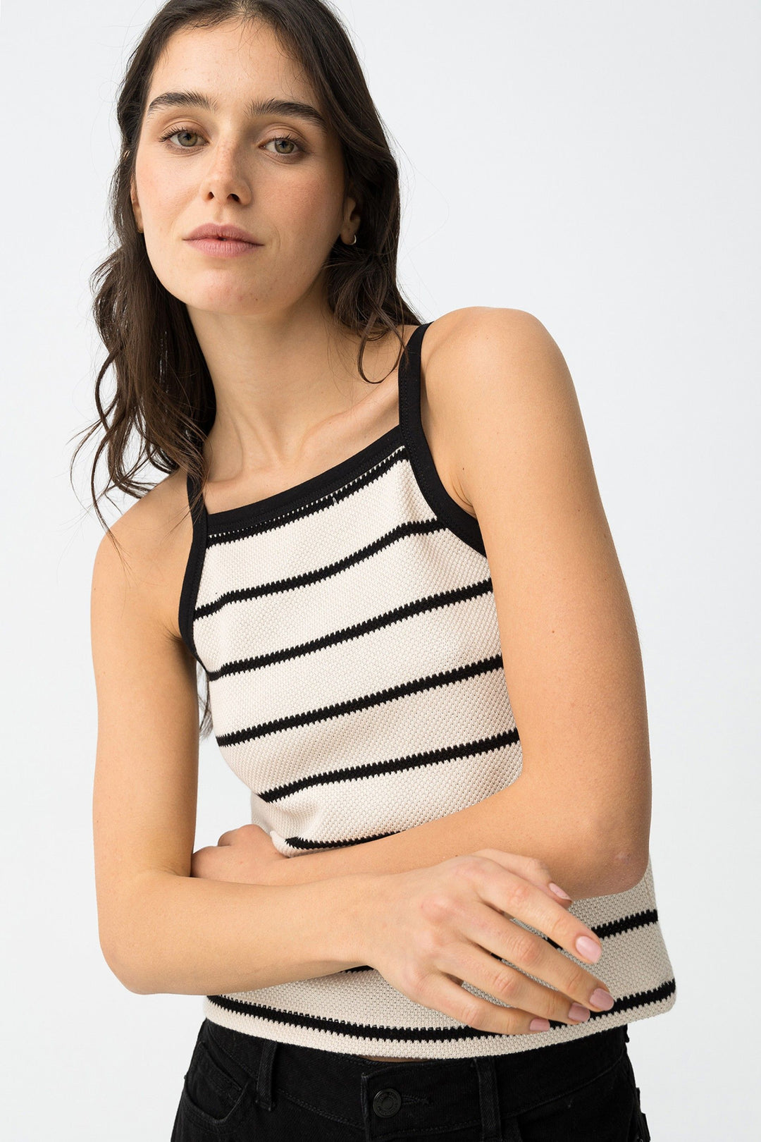 Tiffosi Harlow P Two Piece Set Black & Cream