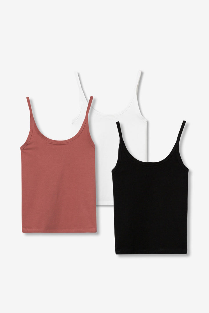 Tiffosi Paolo Pack Of Three Vest Tops