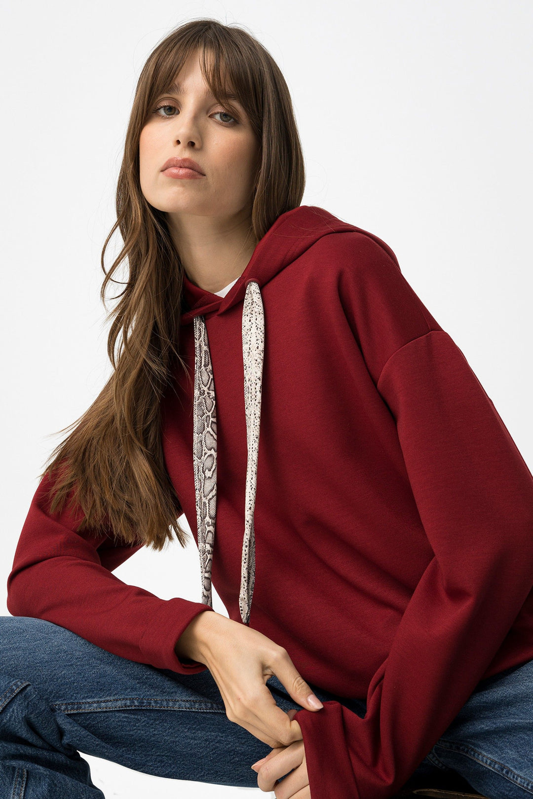 Tiffosi Kenzo Deep Red Lady Hoodie