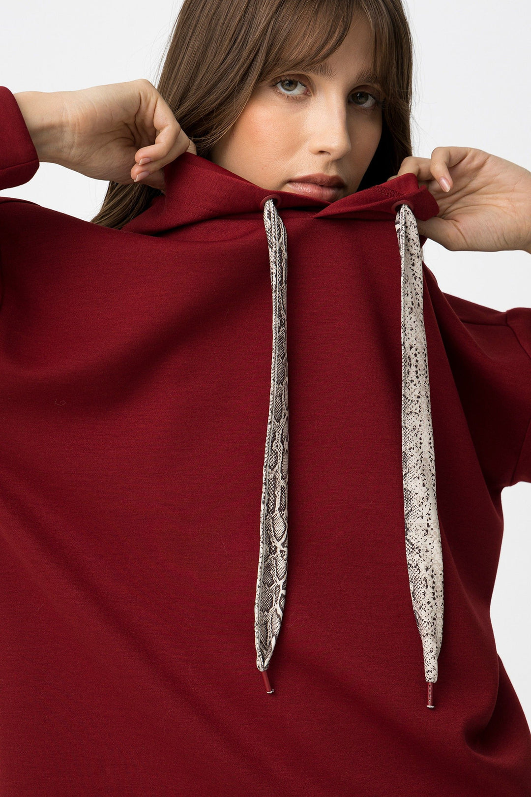 Tiffosi Kenzo Deep Red Lady Hoodie