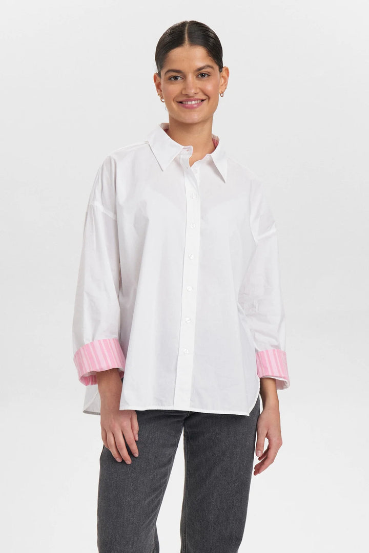 Numph Nueloise Shirt Bright White