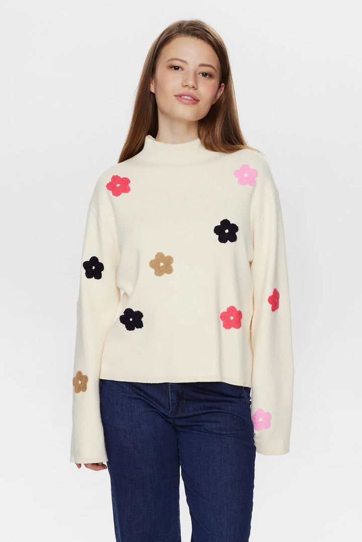 Numph Nuflow Pullover Pristine