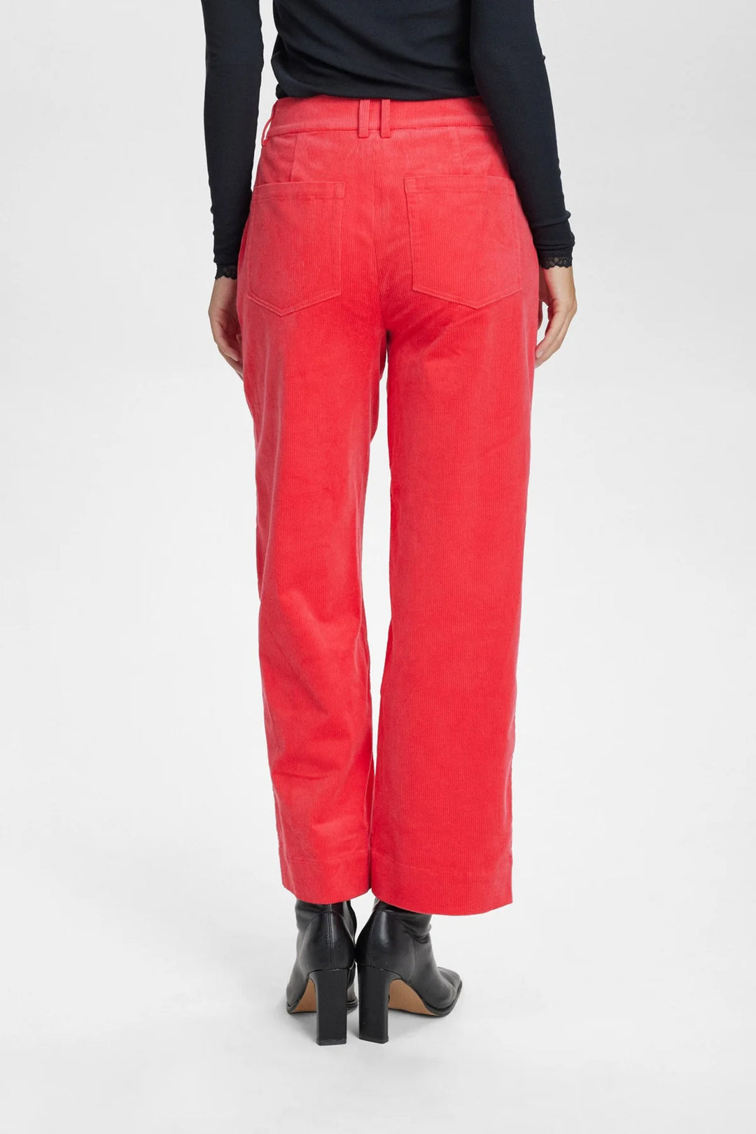 Numph Nudeanna Cord Trousers Geranium