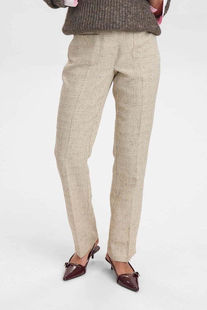 Numph Nuemery Pants Grey Morn