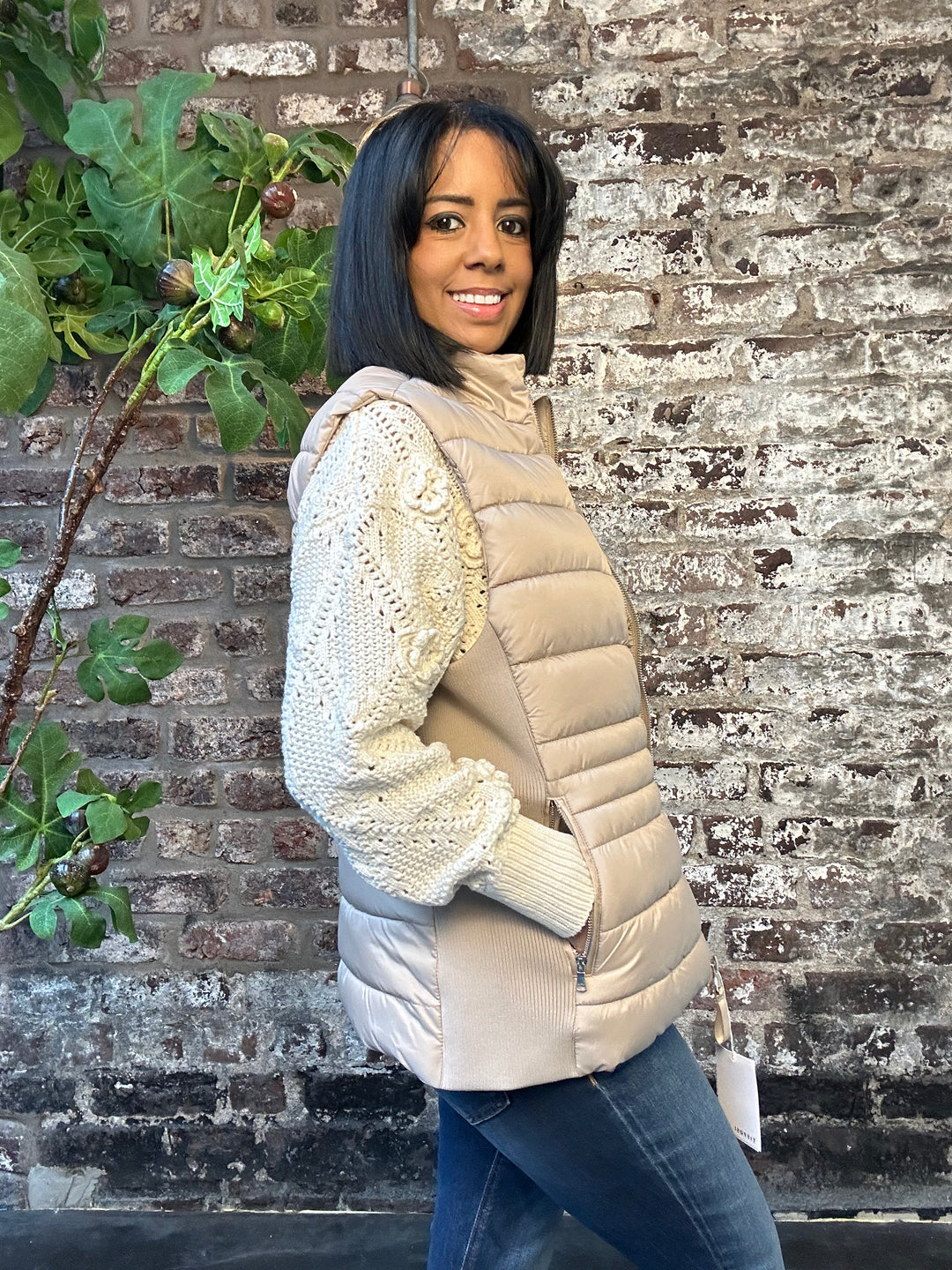 Tiffosi Eva Spring Gilet Beige