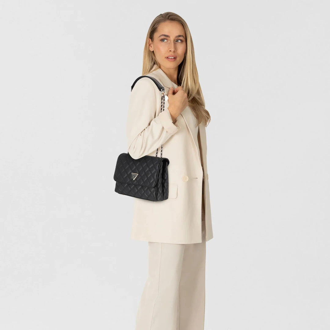 Guess Giully Convertible Crossbody Bag Black