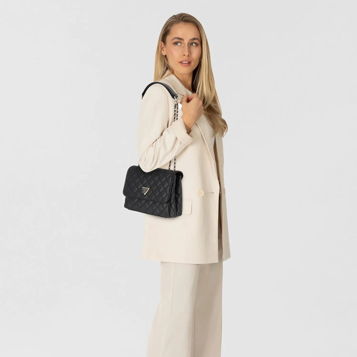 Guess Giully Convertible Crossbody Bag Black
