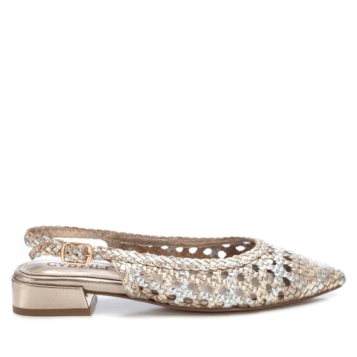 Carmela Z.Piel Oro Ballerina Slingbacks | 163129