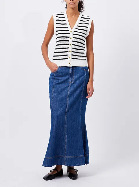 French Connection Lumi Mozart Knit Waistcoat