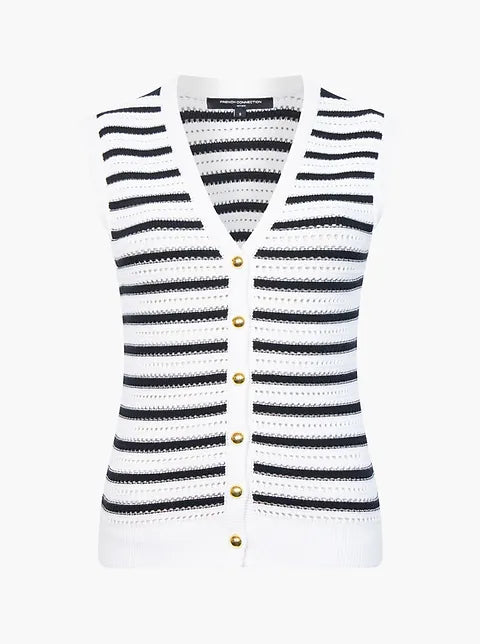 French Connection Lumi Mozart Knit Waistcoat