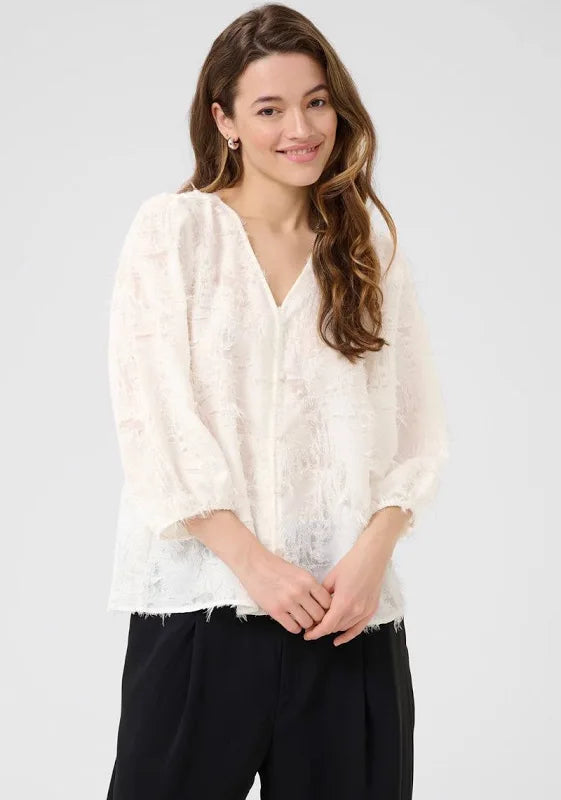 Kaffe KApariva Blouse Chalk