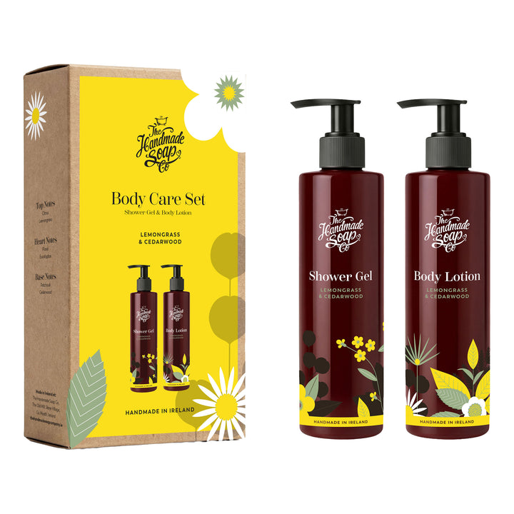 Handmade Soap Company Lemongrass &amp; Cedarwood Hand Care Set (250ml)