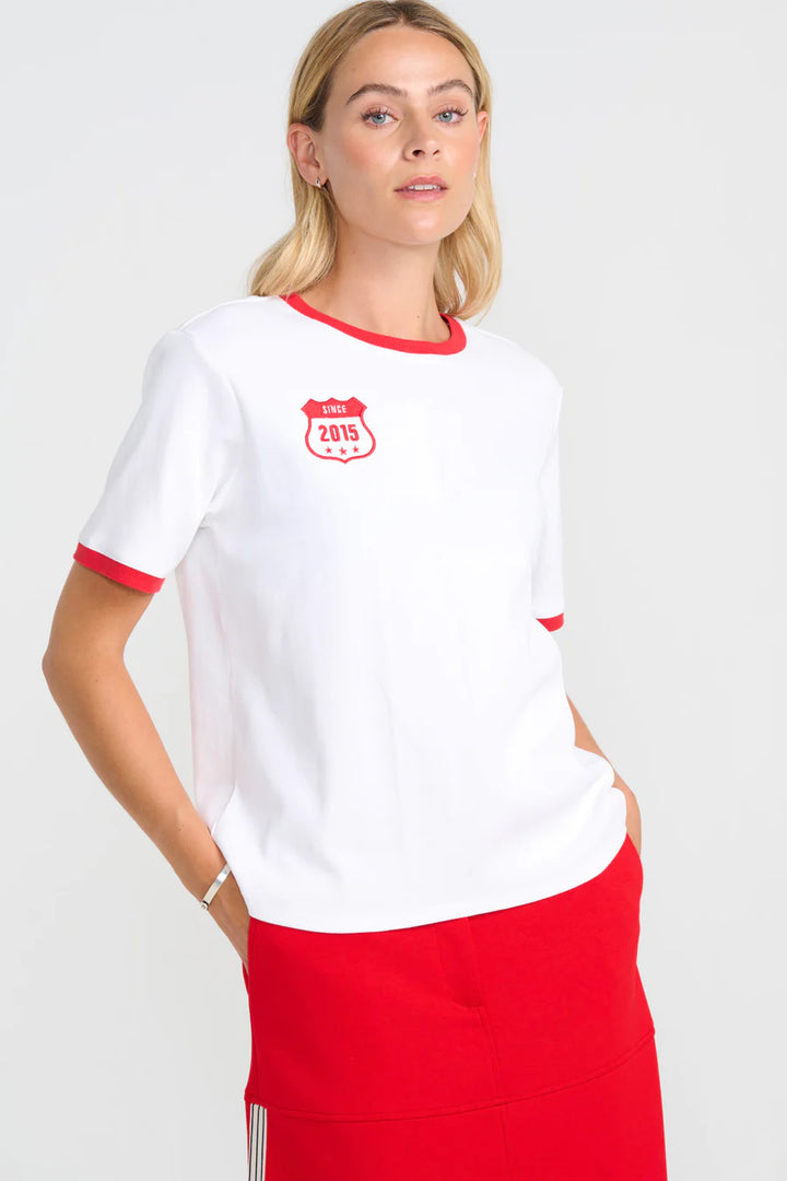 Costa Mani White/Red Love T-Shirt