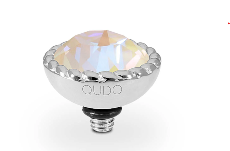 Qudo Bocconi 11mm Silver Topper Ivory Cream Delite