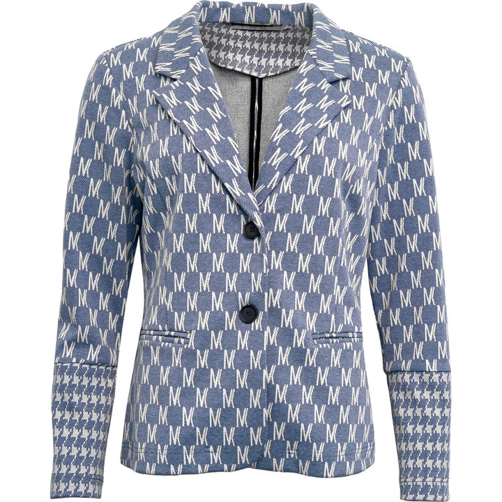 Costa Mani Watson Denim Letters Blazer