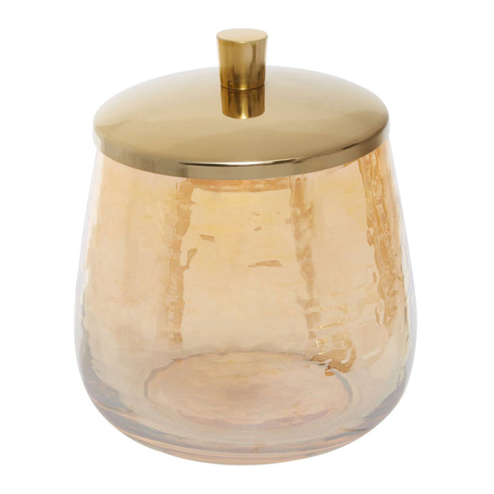 Allegra Glass Canister with Gold Lid - 350ml