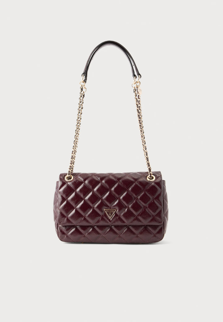 Guess Juliet Burgundy Crossbody Handbag