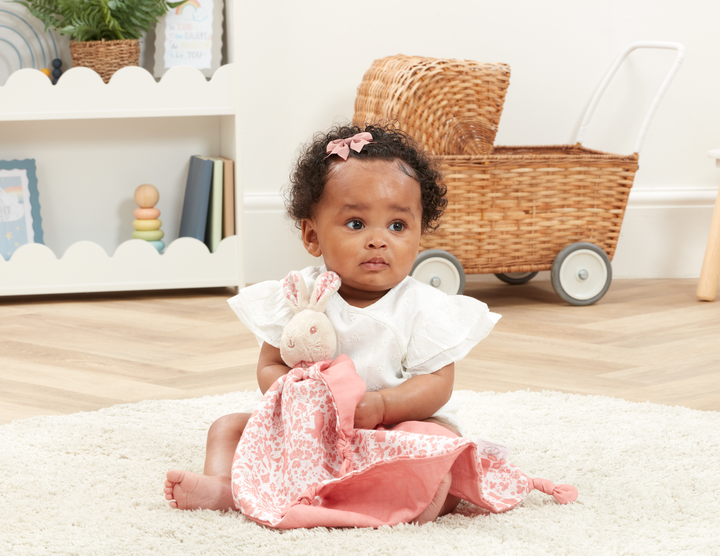 Muslin Baby Comforter – Flopsy Bunny