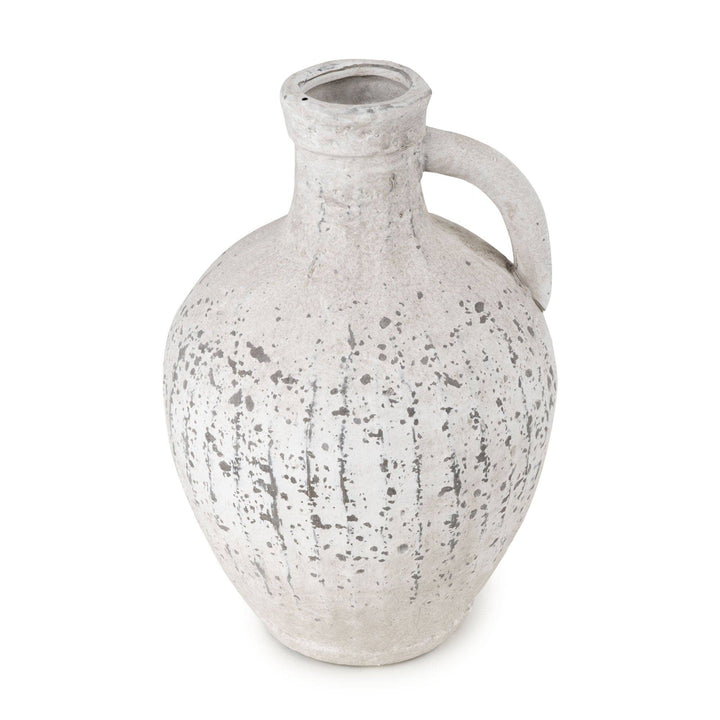 28cm Bottle Vase with Handle Stone
