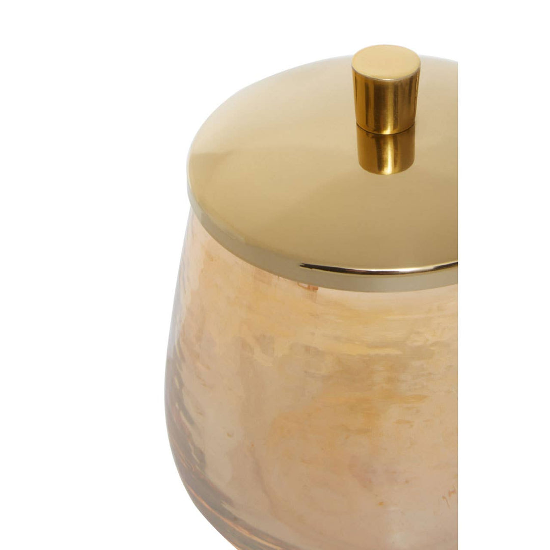 Allegra Glass Canister with Gold Lid - 350ml