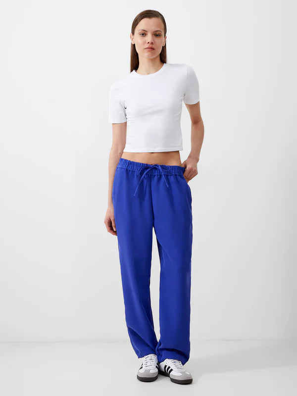 French Connection Bella Royal Blue Twill Trousers