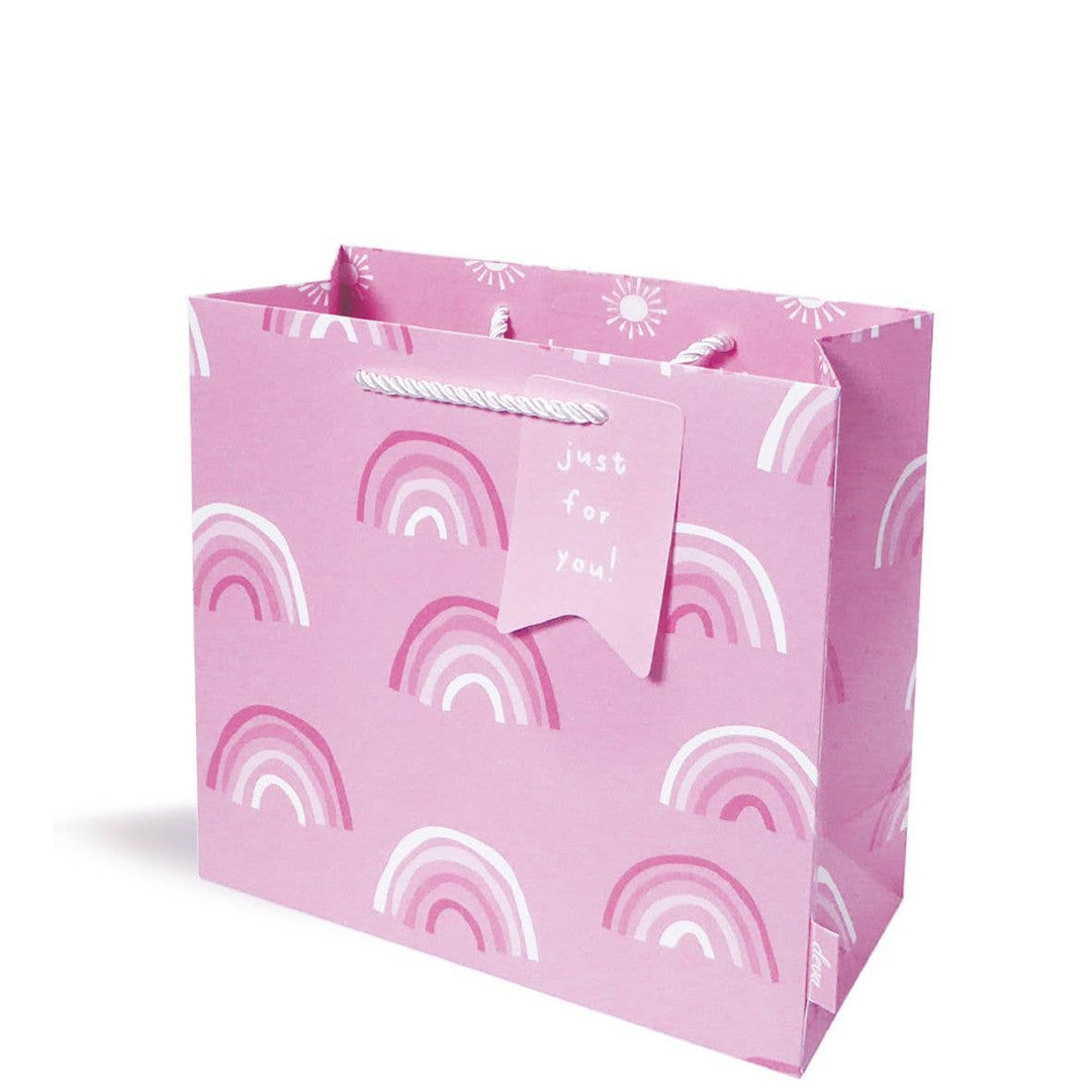 Gift Bag Medium Rainbow Pink