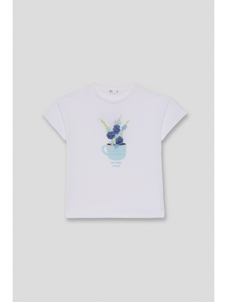 Street Monkey Floral Cup T-Shirt