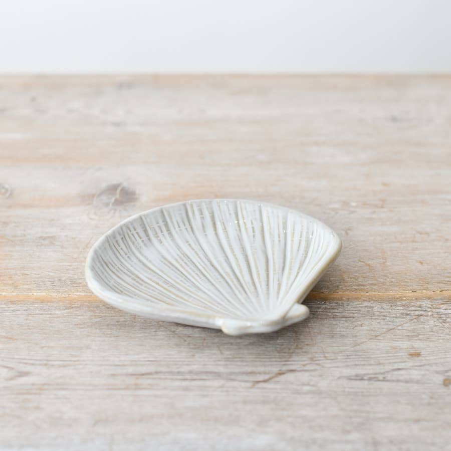 Porcelain Shell Dish, 13cm