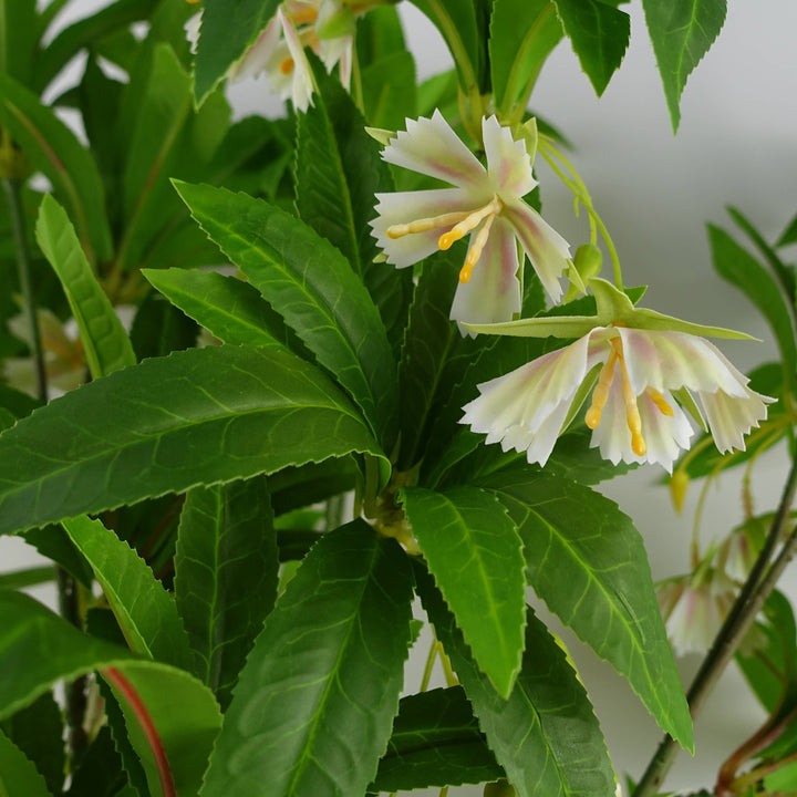 Pack 6x Artificial Foliage Hainan Elaeocarpus Stem 90cm