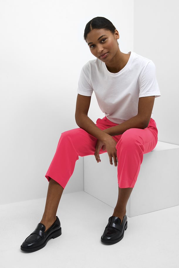 Kaffe KAsakura Virtual Pink Cropped Trousers
