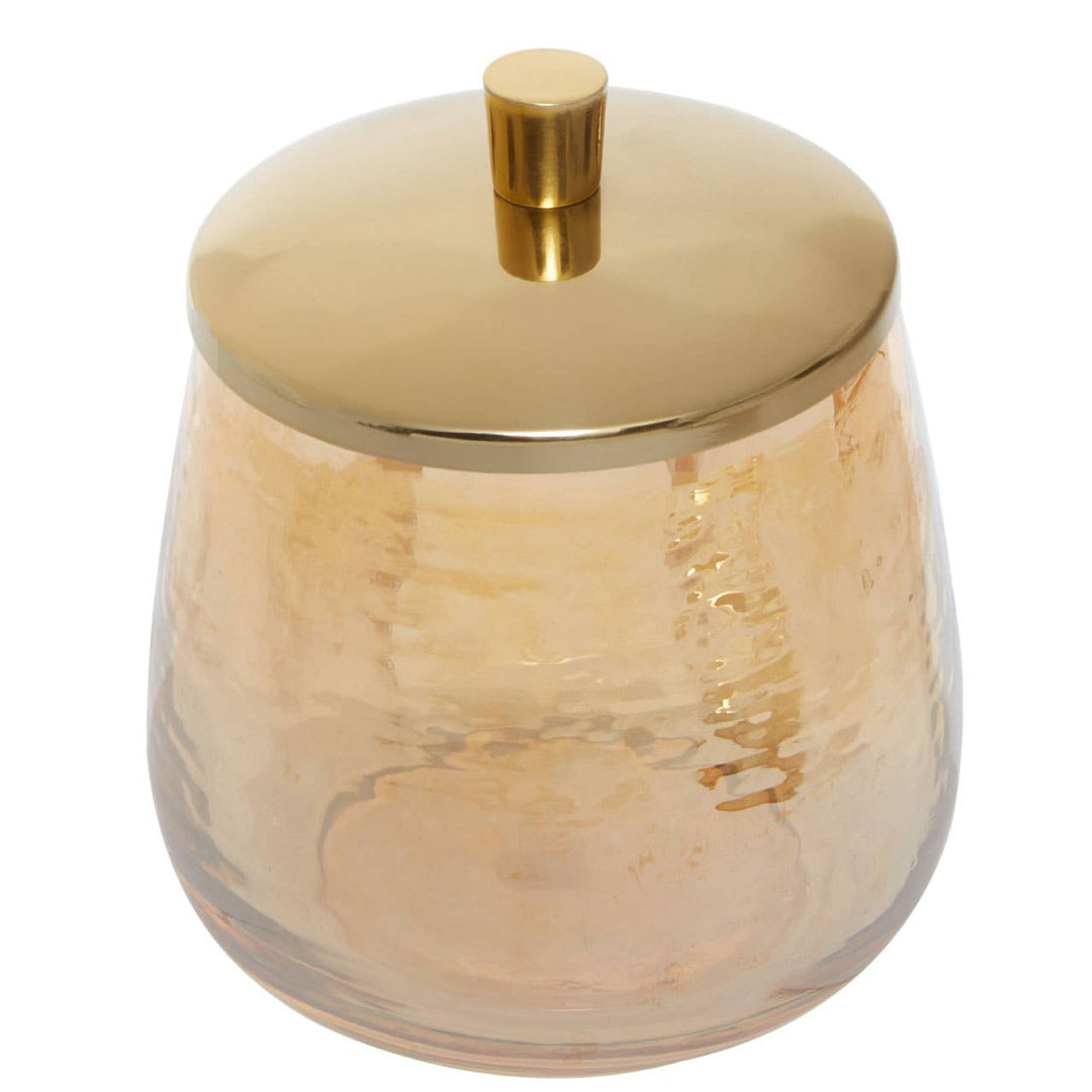Allegra Glass Canister with Gold Lid - 350ml
