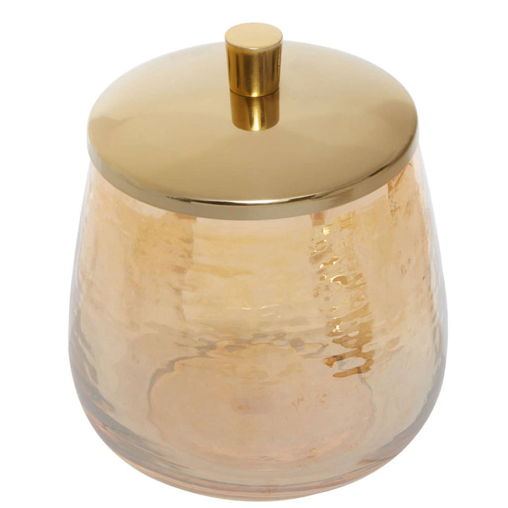 Allegra Glass Canister with Gold Lid - 350ml