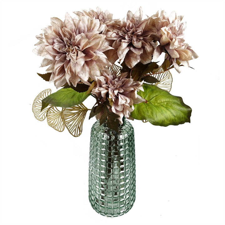 Golden Leaves Flower Arrangement Decoration 65cm