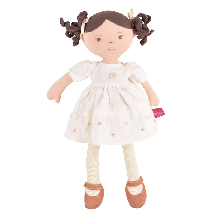 Tikiri Fabric Baby Doll – Cecilia with Cream Linen Dress
