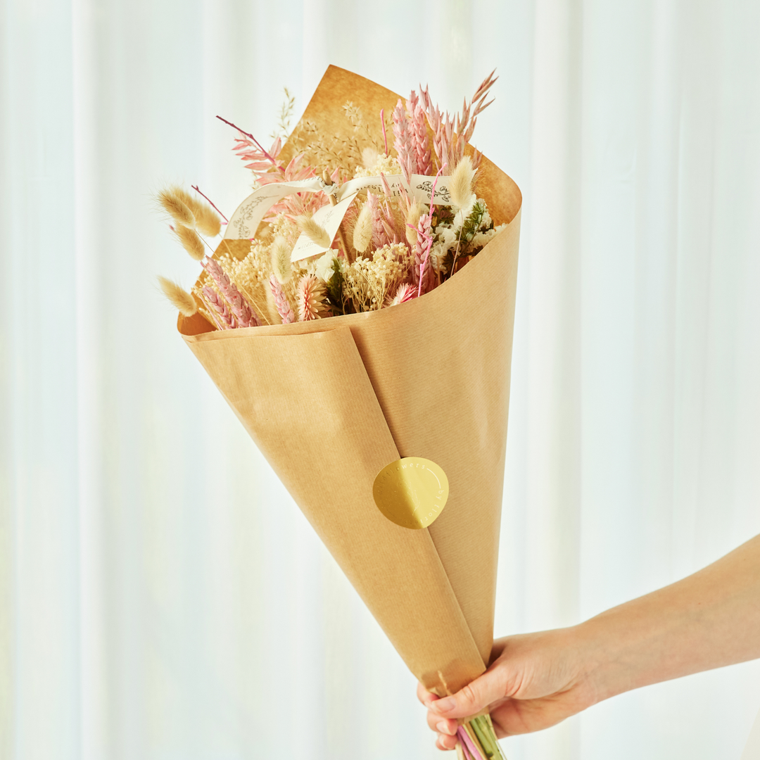 Dried Flowers - Field bouquet Exclusive - Blush: Medium