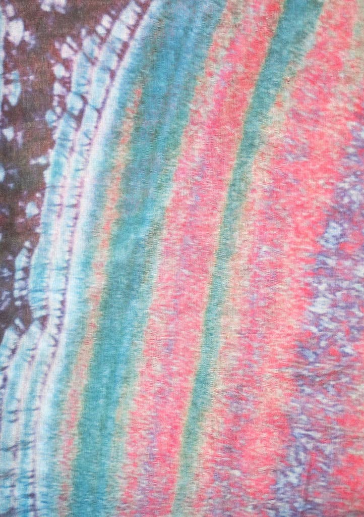 Watercolour Scarf | A01: Emerald