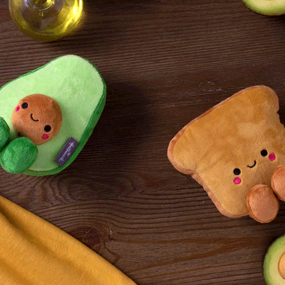 Better Together Avocado &amp; Toast Magnetic Soft Toy Pair