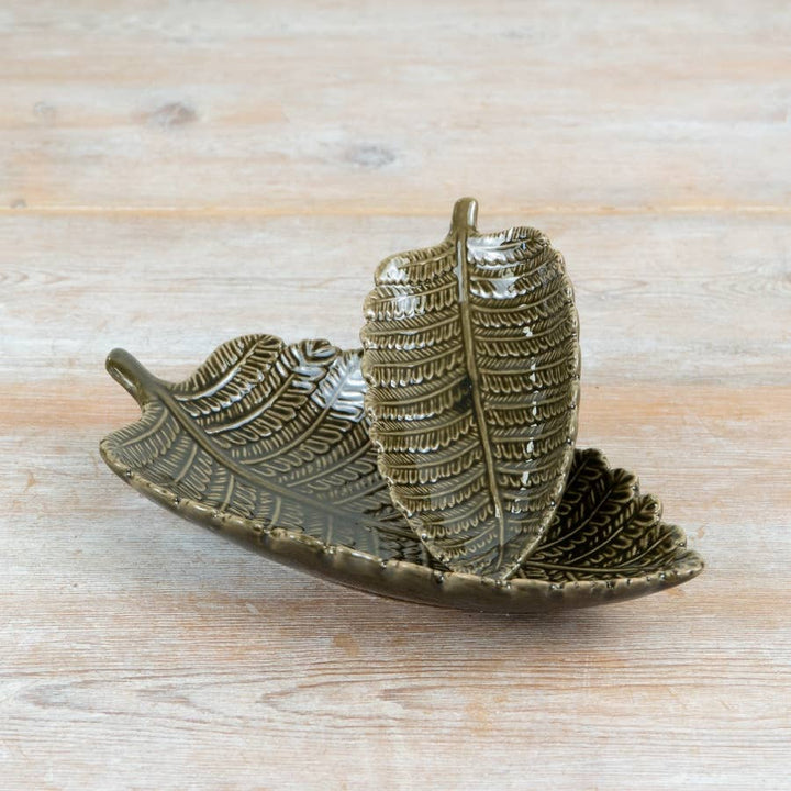 Leaf Trinket Plate, 17cm