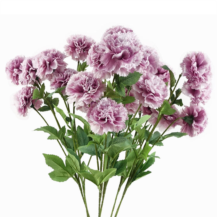Artificial Flowers Pink Carnation Stem