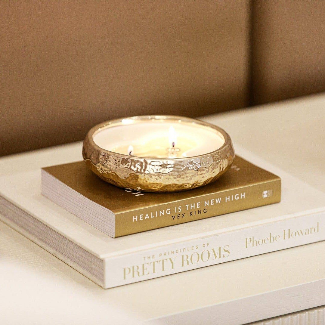 Aeolian 3 Wick Gold Scented Candle