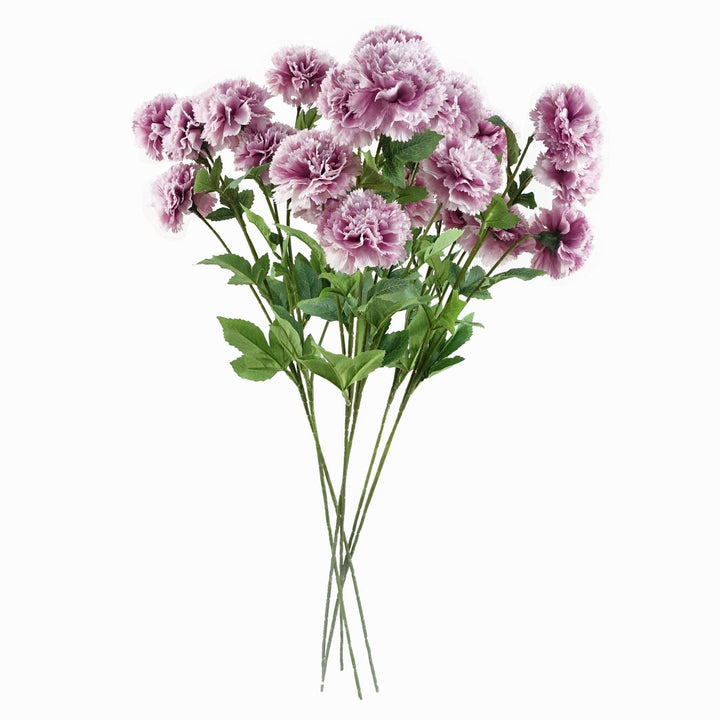 Artificial Flowers Pink Carnation Stem