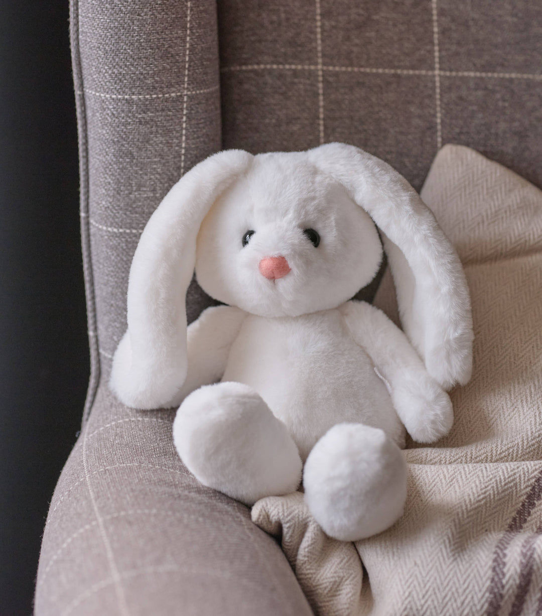 Charlie Bear Bramble Bunny Blossom White Soft Plush Toy Teddy Bear