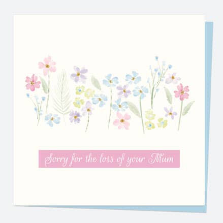 Sympathy Card - Dainty Flower Mix - Mum