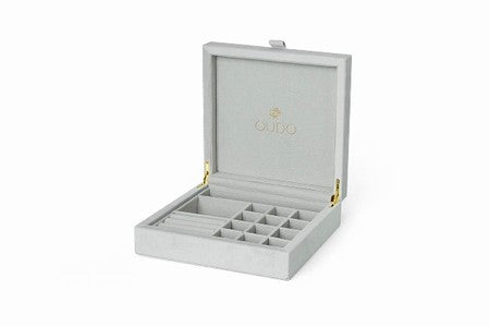 Qudo Large Grey Jewellery Box