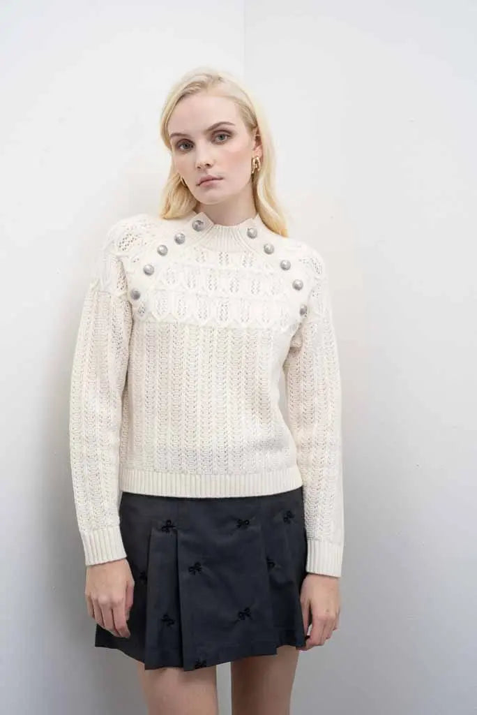 Goa Goa Surita Natural Wool Sweater